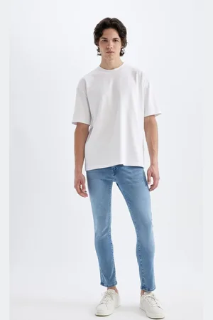 DeFacto Pedro Slim Fit Slim Fit Normal Waist Narrow Leg Jean Trousers