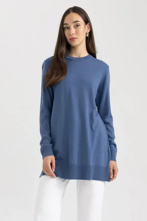 DeFacto Regular Fit Crew Neck Tunic