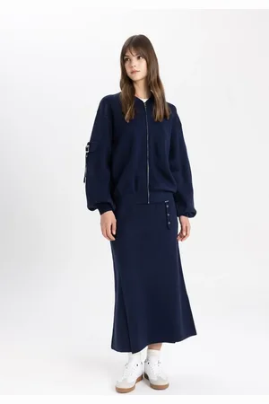 DeFacto Regular Fit Maxi Knitwear Skirt