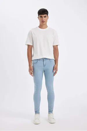 DeFacto Super Skinny Fit Slim Fit Normal Waist Extra Narrow Leg Jean Trousers
