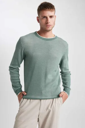 DeFacto Standard Fit Regular Cut Crew Neck Knitwear Sweater