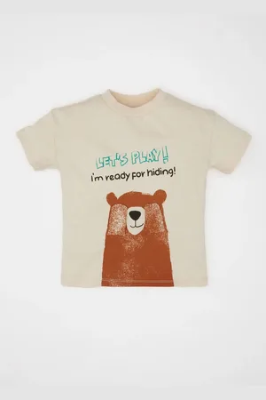 DeFacto Baby Boy Animal Patterned Short Sleeve T-Shirt