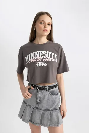 DeFacto Cool Oversize Fit Printed Short Sleeve T-Shirt