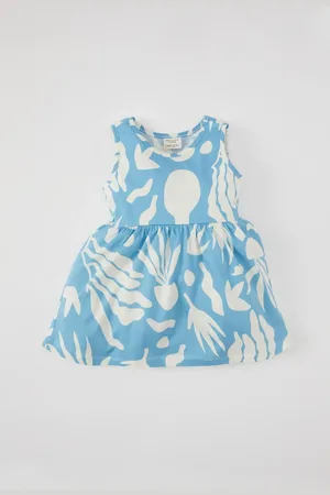 DeFacto Baby Girl Patterned Sleeveless Dress
