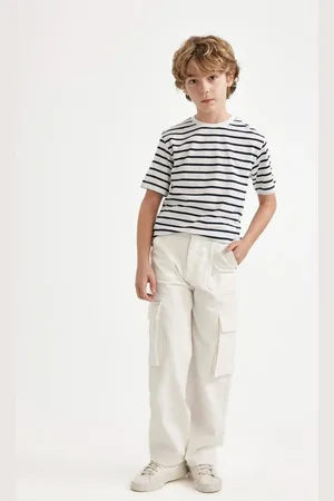DeFacto Boys Cargo Fit Straight Leg Jeans