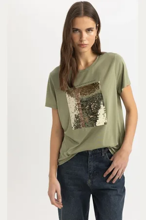 DeFacto Regular Fit Crew Neck Short Sleeve T-Shirt
