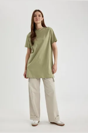 DeFacto Basic Plain Gabardine Trousers with Cargo Pocket