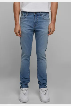 Urban classics Pánské džíny Slim Fit Tapered světle