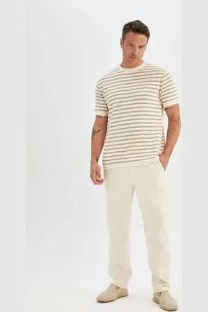 DeFacto Pants Relax Fit Cotton Straight Leg