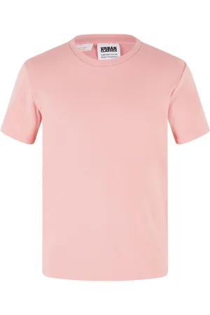 Urban classics Dívčí strečové tričko Jersey růžové