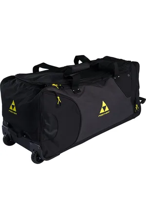 Fischer DeLuxe black/yellow 36" Hokejová taška na kolečkách, Junior