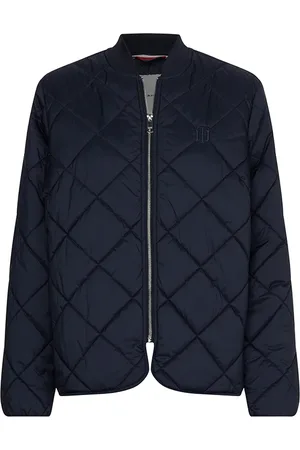 Tommy Hilfiger Jacket - QUILTED BOMBER JACKET blue