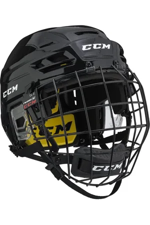 CCM Hokejová helma Tacks 210 Combo Black Senior L