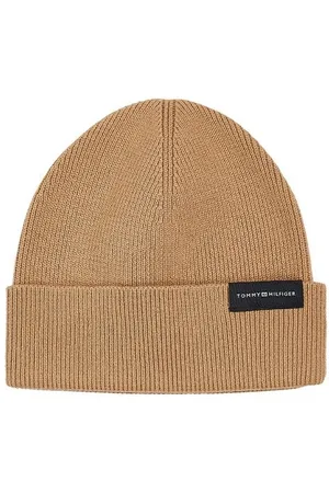 Tommy Hilfiger Cap - UPTOWN WOOL BEANIE beige