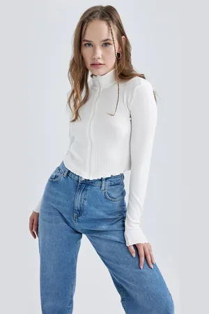 DeFacto Cool Fitted Ribbed Camisole Cardigan