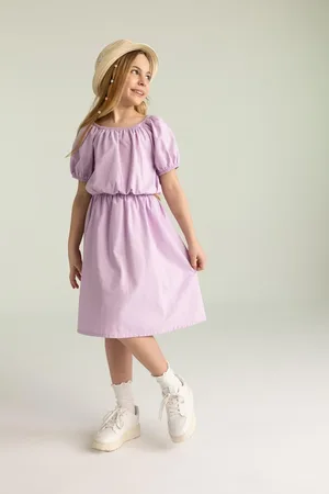 DeFacto Girl 2-Piece Set Short Sleeve Blouse Skirt