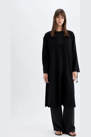 DeFacto Relax Fit Gradient Collar Long Sleeve Kimono