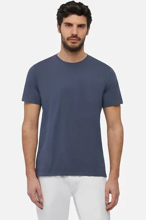 Geox Modré pánské tričko T-Shirt - Pánské