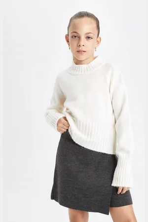 DeFacto Girl Basic Anthracite Shorts Skirt