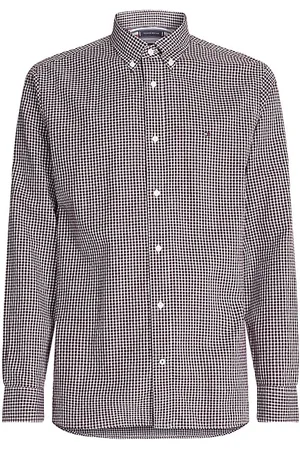 Tommy Hilfiger Shirt - COTTON CASHMERE CHK DOBBY SHIRT grey