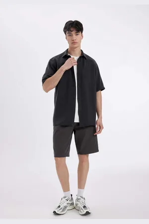 DeFacto Regular Fit Gabardine Regular Hem Bermuda