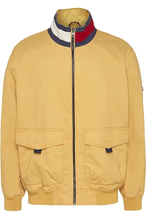 Tommy Hilfiger Tommy Jeans Jacket - TJM COTTON FLAG COLLAR BOMBER yellow