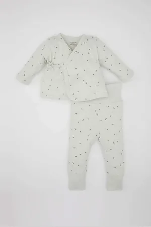 DeFacto Baby Boy Star Patterned Waffle 2 Piece Set