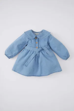DeFacto Baby Girl Long Sleeve Jean Dress