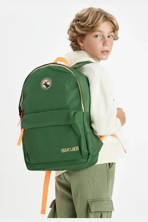 DeFacto Unisex Kids Printed Oxford School Backpack