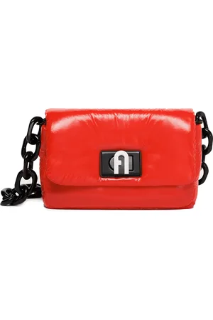 Furla Handbag - 1927 SOFT MINI SHOULDER BAG red