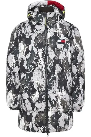Tommy Hilfiger Jacket - Tommy Jeans TJM AOP LONG PUFFER multicolor