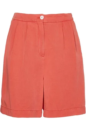 Tommy Hilfiger Shorts - TENCEL PLEATED PULL ON SHORT orange
