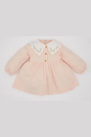 DeFacto Baby Girl Long Sleeve Twill Dress