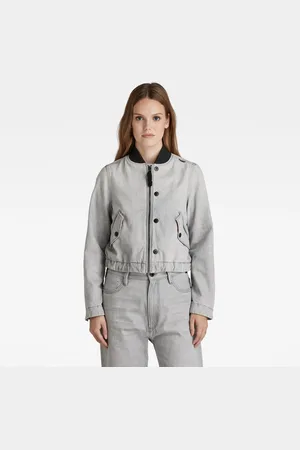 G-Star G-STAR Jacket - Drawstring Bomber Jacket Grey