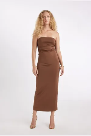 DeFacto Strapless Maxi Dress