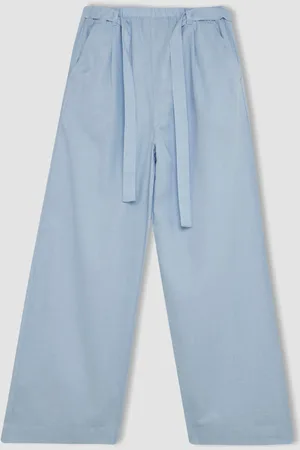 DeFacto Girl Wide Leg Cotton Trousers