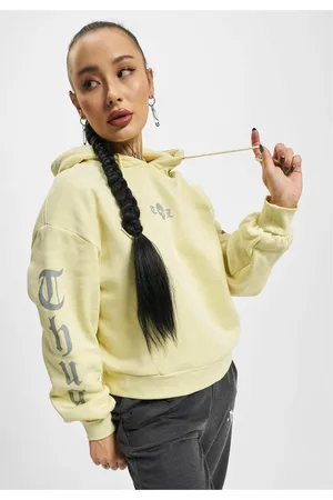 Thug Life Warning Hoody softyellow