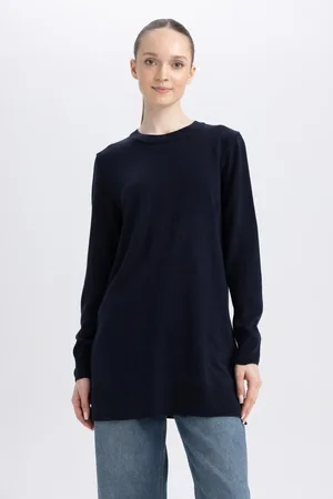 DeFacto Regular Fit Crew Neck Tunic