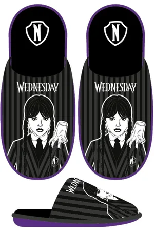 Wednesday HOUSE SLIPPERS OPEN