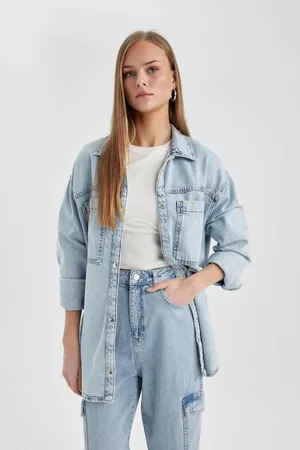 DeFacto Jean Shirt Jacket