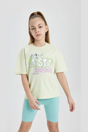 DeFacto Girls Looney Tunes Relax Fit Crew Neck Short Sleeve T-Shirt