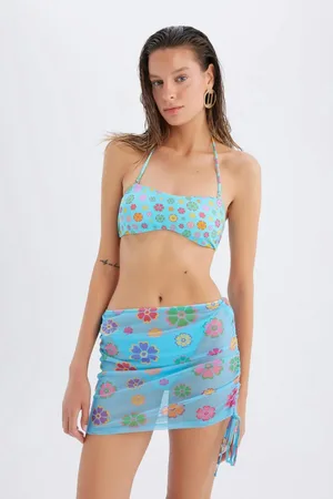 DeFacto Declara x Floral Tulle Beach Skirt