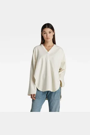 G-Star G-STAR Sweatshirt - Flower photo gr loose in sw white