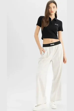 DeFacto Cool Wide Leg Wide Leg Pocket Trousers