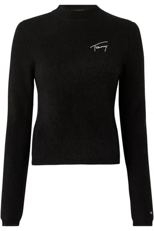 Tommy Hilfiger Tommy Jeans Turtleneck - TJW SIGNATURE RIB TURTLENECK black