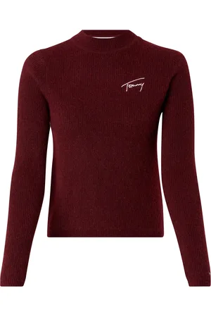 Tommy Hilfiger Tommy Jeans Turtleneck - TJW SIGNATURE RIB T red