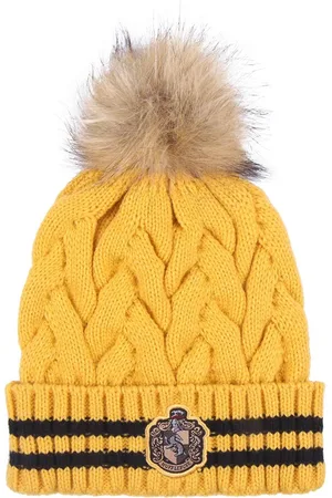 Harry Potter HAT TRICOT POM POM HUFFLEPUFF
