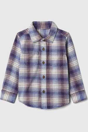 GAP Baby flanelová kostkovaná košile - Kluci