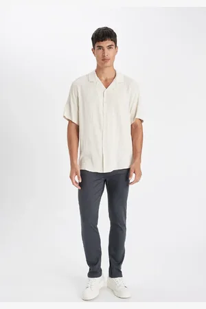 DeFacto Trousers Slim Fit Slim Fit Pocket Skinny Leg