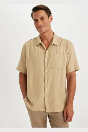 DeFacto Relax Fit Polo Neck Short Sleeve Shirt